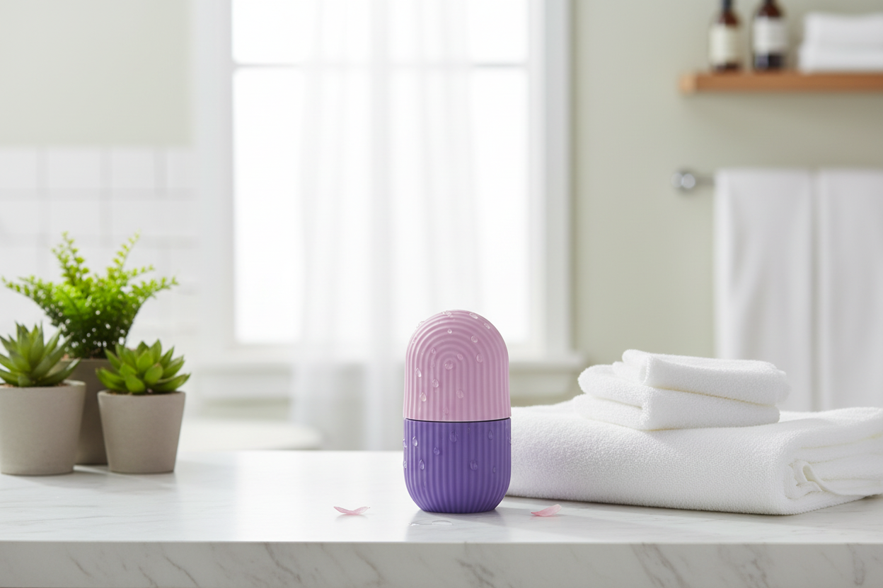 Ice Roller in Bathroom